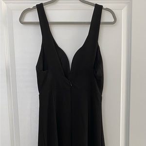 Full length formal black dress